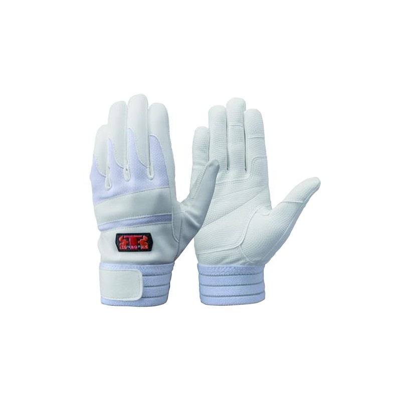 TONBOREX E-843 Synthetic Leather Sweat-Absorbent Quick-Drying Gloves, White, S Size