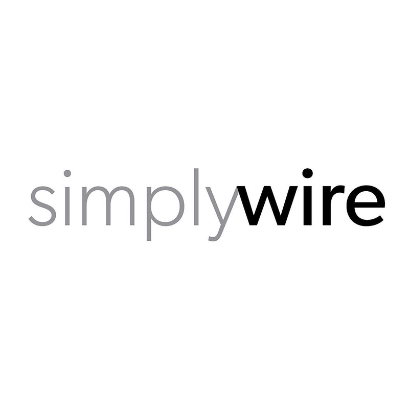 simplywire - Makeup Storage Organiser - Bathroom Caddy - White
