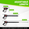 M MINGLE Pressure Washer Hose and Gun Kit, 25 FT