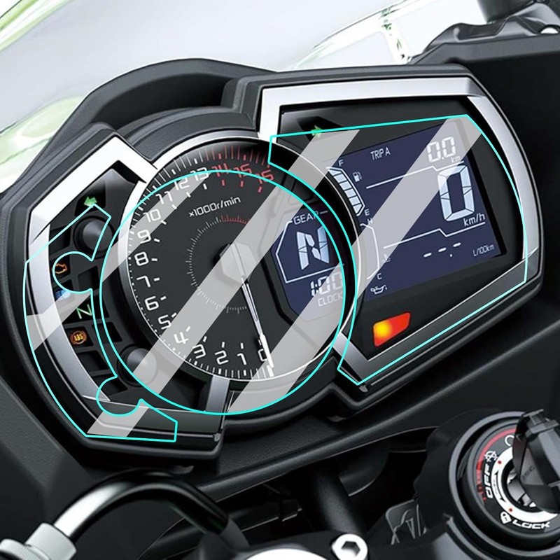 Motokano Meter Film for Ninja 400 (2018-2024) Ninja 250 (2018-2024)