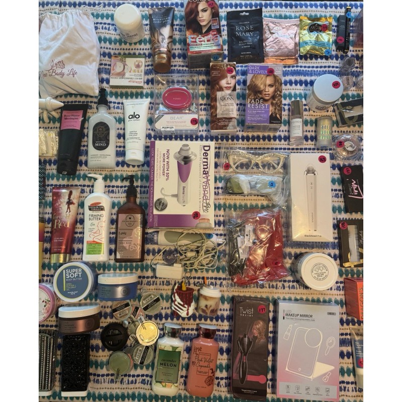 Assorted Wholesale mixed lot of High End Full Size Skincare/makeu