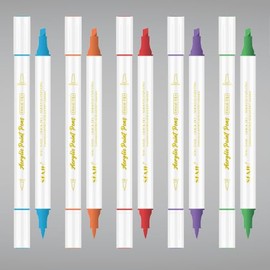 SFAIH 24 Colors Dual Tip Acrylic Paint Pens Markers