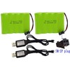 Blomiky 2 Pack 6.0V 2200mAh NiMH Rechargerable Battery with SM-2P