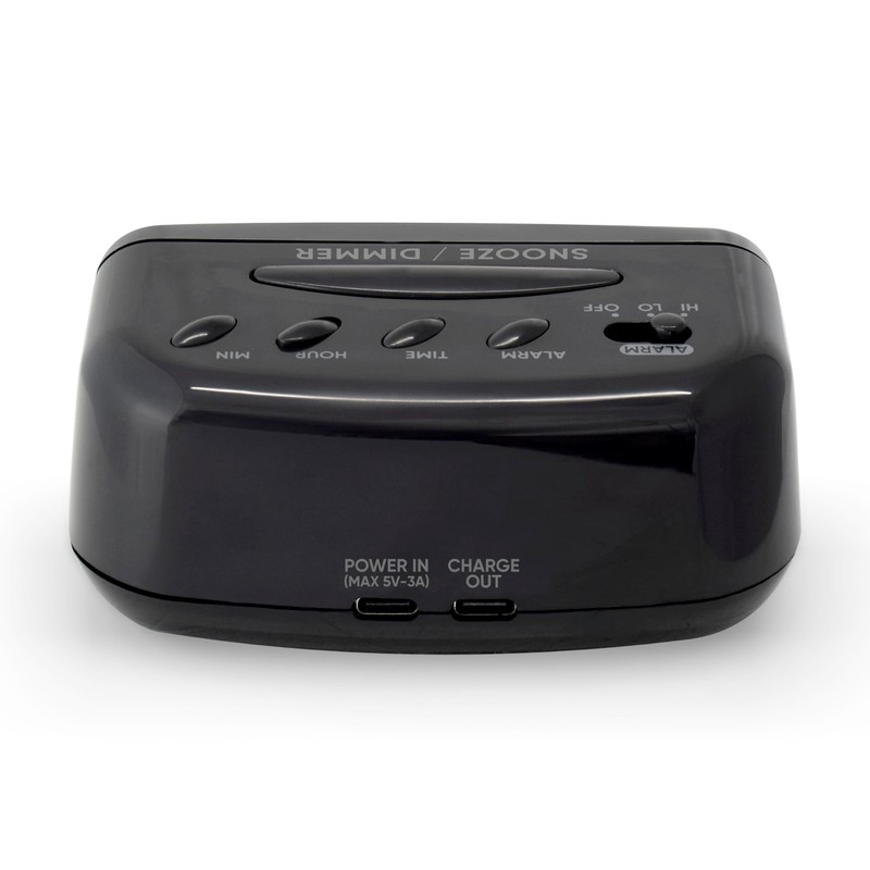 Westclox Digital LED Alarm Clock – Large Display, Electric with