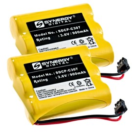 Synergy Digital AT&T 401 Cordless Phone Battery Combo-Pack Includes: 2 x SDCP-C307 Batteries