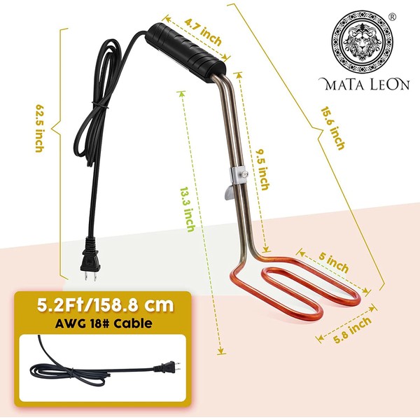 Mata Leon Electric Charcoal Starter for Grill C Mata Leon