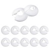 NAYAGOGO 12 PCS Plastic Radiator Pipe Covers White Pipe Collars,