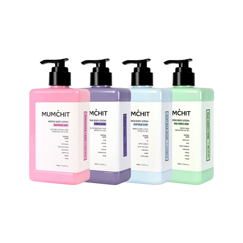 MUMCHIT Melting Body Lotion 400mL Choose 1 out of 3
