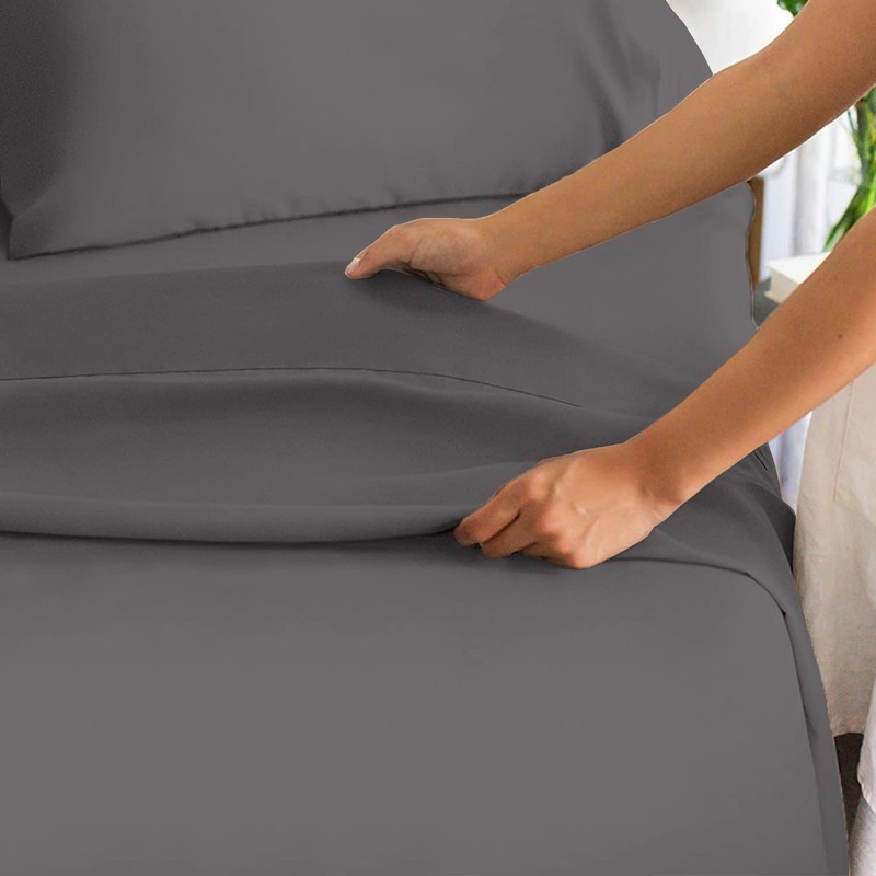 Lazzaro Home bed sheets Fitted sheet Extra Deep Pocket (40