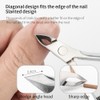Pinza Alicate para uñas de acero inoxidable profesional con mango