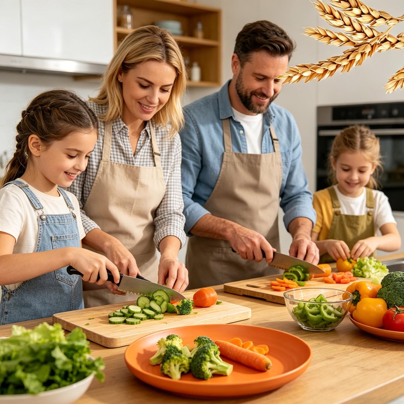 YUNSHENGFANGDM Wheat Straw 9 Inch Dinner Plates, 4 Pack Sturdy