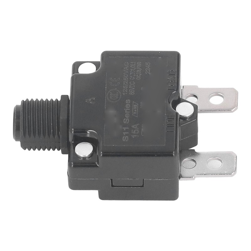 10Pcs Automatic Reset Relay Fuse 15A Thermal Switch Circuit Breaker