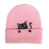 Cat Beanie for Women, Winter Crochet Cat Hat, Warm and