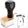 Small Made in Alabama Rubber Stamp - 1-3/16 Size -