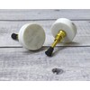 ARTISNO Round Marble Knob, Modern Cabinet Knob, Decorative Hardware, Furniture