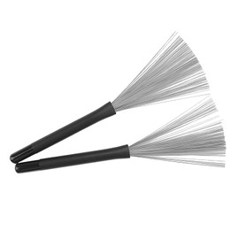Wire drum brushes, jazz drum brushes, stainless steel for professional drummers and suitable for beginners