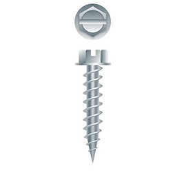 #10 x 1-1/2" HWH 5/16" Drive ZINC Plated Needle Point Screws 3,000ct | N10245