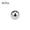 sourcing map Pack of 25 Precision Steel Balls 6 mm