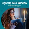 Holiday Joy - 1 Pack Christmas Window Candles with Sensor
