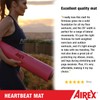 AIREX Exercise Mat, Heartbeat, 72"" x 24"" x 0.16"", Olive