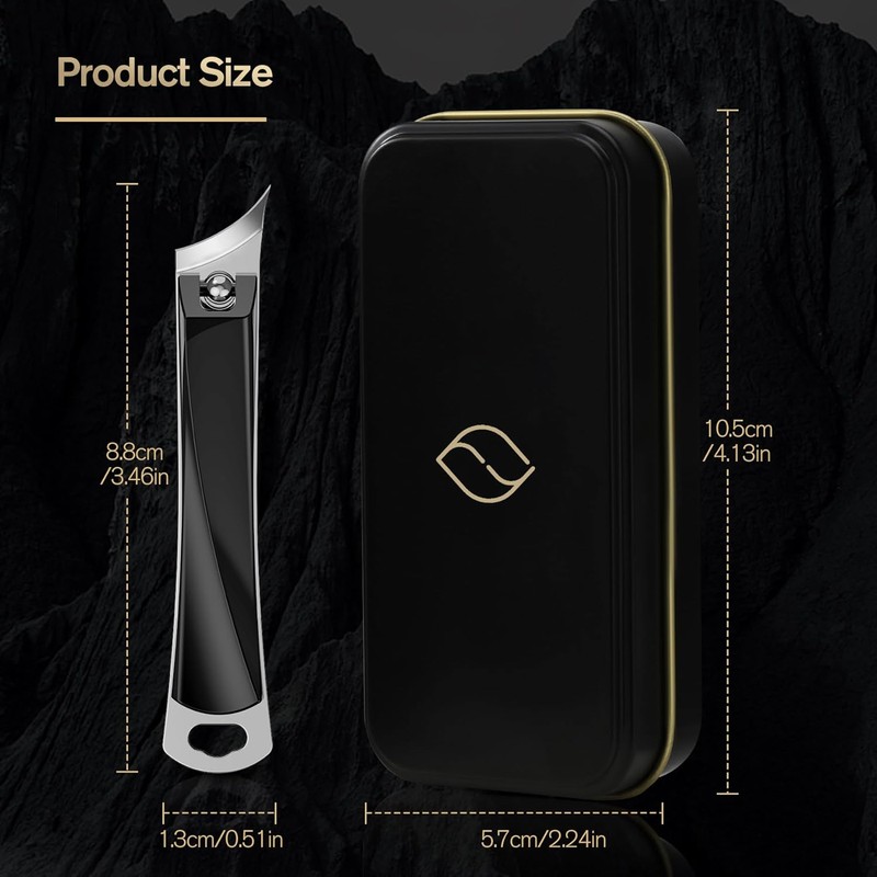 FERYES Ingrown Nail Clipper - Slant Curved Blade Nail Clipper