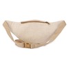Hemp Fanny Pack,Adjustable Waist and Multiple Pockets,Waist Bag & for