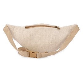 Hemp Fanny Pack,Adjustable Waist and Multiple Pockets,Waist Bag & for all purpose (Designed-4)