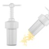 Tredoni 3x6cm Knoblauchpressen-Schraubenstampfer - Plastik Knoblauchzerkleinerer Squeezer Fleischwolf