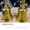 MAGICLULU Mini Brass Altar Bell with Pentagram Pattern Multi Functional