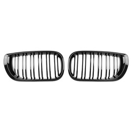 DOCAS Radiator Grille for 3 Series E46 2002-2005 Kidney Double Bridge Sport Gloss Black