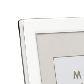 Unity 2.5 x 3.5-inch Flat Edge Photo Frame, Silver Plated