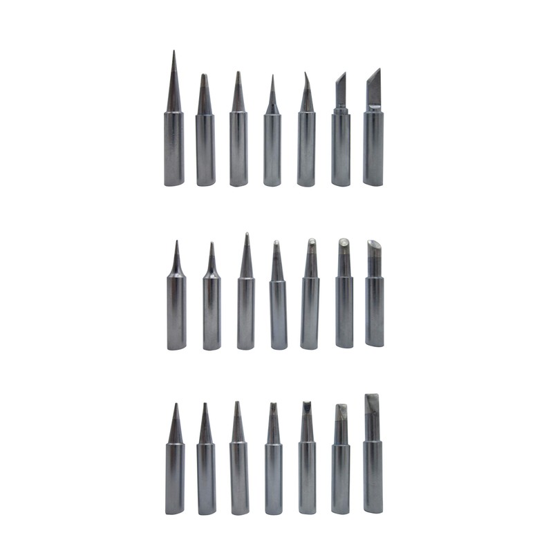 21 PCS Soldering Tips T18 Series Fit FX-888 FX-888 FX-8801