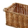 Imitation Rattan Baskets for Organizing Organizer Long Narrow Woven Baskets