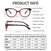OCCI CHIARI 4.0 High Magnification Reading Glasses,Red Readers 400 Glasses
