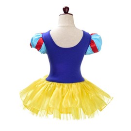 Dressy Daisy Disfraz Bailarina Princesa Blancanieves para Niñas Pequeñas, Vestido Ballet Tutu Ropa de Danza Talla 3-4 años