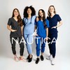 Nautica Scrubs for Women Set, 9 Pocket Breathable Scrub Sets