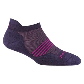 Darn Tough Women's Element No Show Tab Lightweight Sock (Style 1112) - Blackberry, Large
