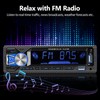 Single Din Car Stereo Marine Radio Bluetooth Hands Free Calling