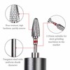 3PCS Nail Drill Bits, FORTMATE Multi-function Professional Tungsten Nail File