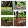 Thatch Rake for Lawns, Yofidra 15" Heavy Duty Metal Dethatcher