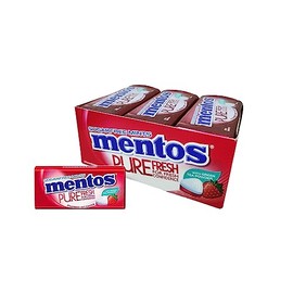 Sugar Free Mint Candy Tin - Variety Pack Breath Freshener 1.24 oz per Tin - 50 Mints per Tin (Strawberry, Pack of 9)