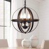DLLT Vintage Pendant Hanging Light Fixtures, Flush Mount Ceiling Chandelier