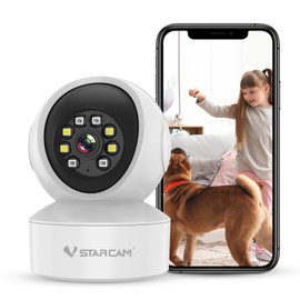 VSTARCAM Indoor Security Camera, 2K HD 360° PTZ Dog Pet Camera with Phone APP, Cat Monitor, Night Vision, 2-Way Audio,Hybrid Zoom, Cloud & SD Card Storage 004