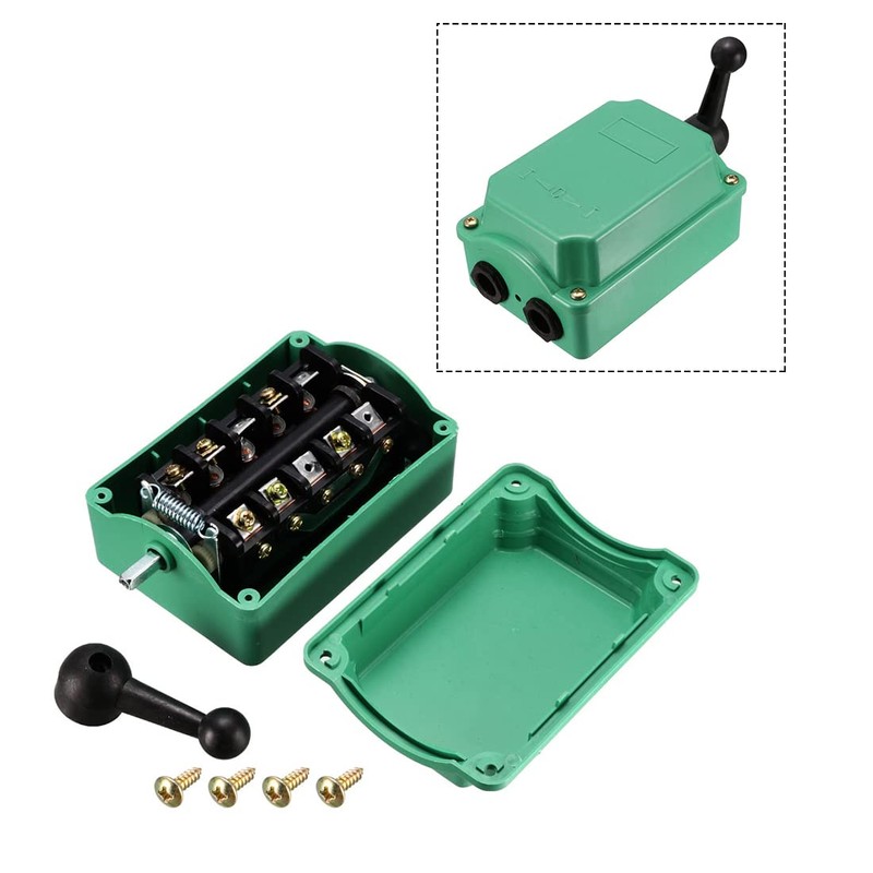 uxcell Drum Switch QS-30 3 Positon Forward/Off/Reverse Motor Control Plastic
