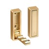 Wshxjzyay 4pack Gold Foldable Wall Hooks, Folding Coat Hooks Wall