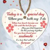 Mr and Mrs Wedding Gift Wooden Heart Plaque - Bride