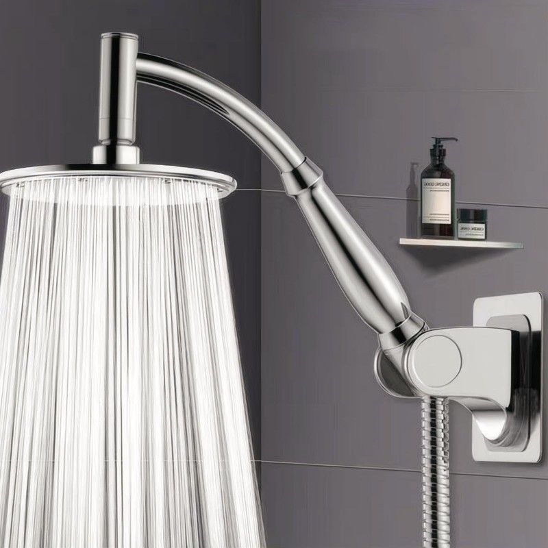 Shower Handheld Extension Arm Universal Connection Showerhead Extender Showerhead Extender