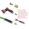 HQMPC Solid Brass Garden Hose Quick Connectors - 4 Sets