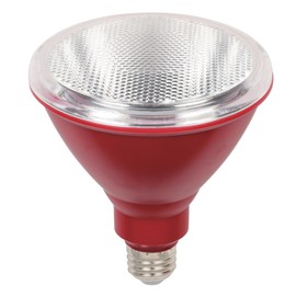 Westinghouse Lighting 3314700 100-Watt Equivalent PAR38 Flood Red Outdoor Weatherproof LED Light Bulb with Medium Base, 1 Count (Pack of 1)