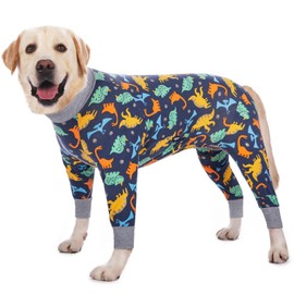 Axcimond Dog Body After Surgery Dog Onesie Dog Body Castration / Male Surgical Body Dog Recovery Suit for Dogs After Surgery Long Sleeve Wound Protection Suits Alternative to Collar for Dogs